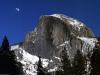 Moonrise over Half Dome, Yosemite, California -